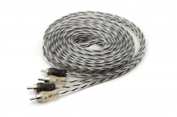  cabo rca injetado preto/prata transp 4mm 5m svart - 0733 