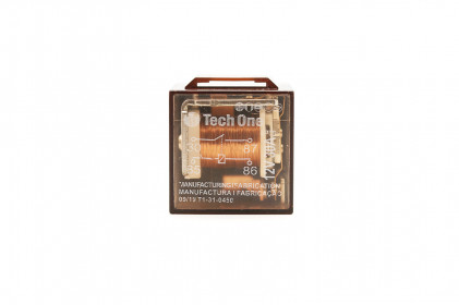  rele automotivo 30a - 4 pinos tech one - 2589 