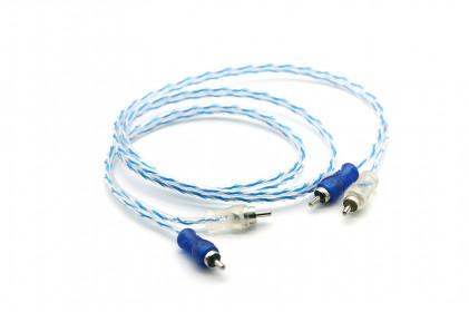  cabo rca injetado 4mm 1m azul/prata svart - 0730 