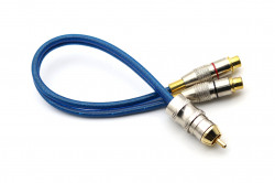  cabo y prime plug de metal 5mm azul 2f 1m svart - 0747 