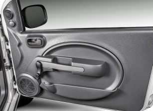 Detalhes do interior da Fiat Fiorino