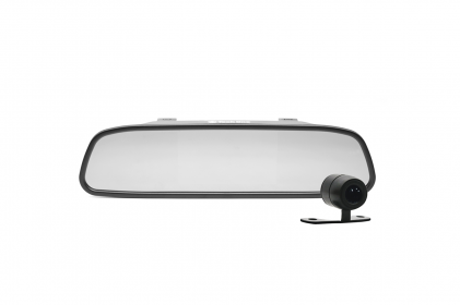  kit retrovisor com camera de re borboleta wide code - 5711 