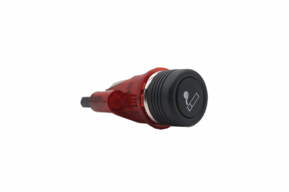  adaptador de tomada com acendedor vermelho - 5656 