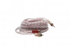  cabo rca injetado vermelho/prata transp 4mm 5m svart - 1557 