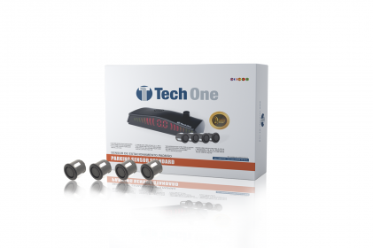  sensor de estacionamento standard 4 pontas preto fosco tech one - 2239 