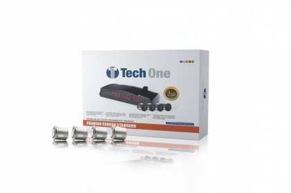  sensor de estacionamento standard 4 pontas grafite tech one - 2238 