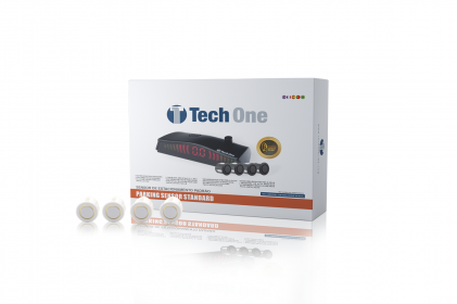  sensor de estacionamento standard 4 pontas branco tech one - 2236 