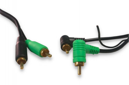  cabo rca standard conector l svart 