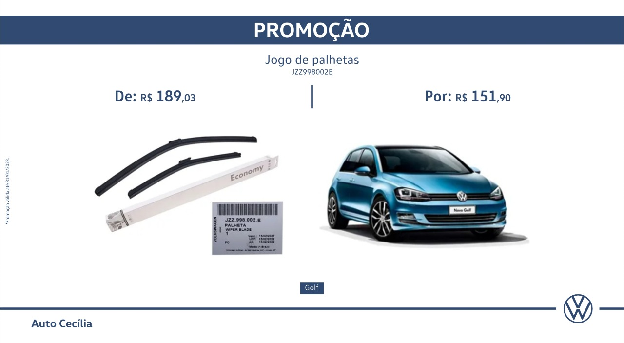 Jogo de Palhetas Golf
