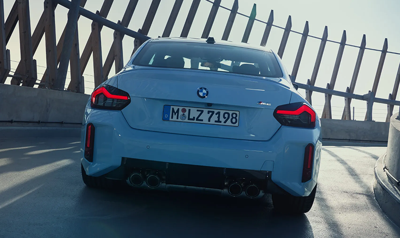 Design da traseira do veículo