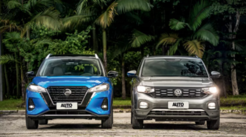 O VW T-Cross venceu comparativo do Autoesporte contra o novo Nissan Kicks.