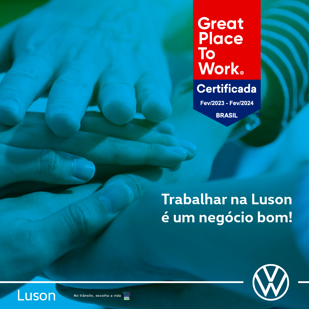 Somos um excelente lugar para trabalhar