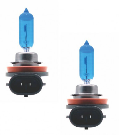  par de lampada halogena super brancas h8 12v 35w pgj19-1 code - 5776 