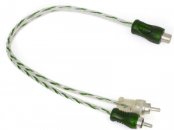  cabo y injetado verde/prata 4mm 2m 1f svart - 0746 