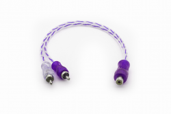  cabo y injetado roxo/prata 4mm 1m 2f svart - 1831 