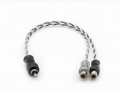  cabo y injetado preto/prata 4mm 1m 2f thork - 9052 