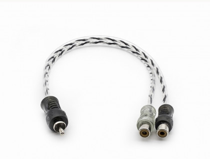  cabo y injetado preto/prata 4mm 1m 2f thork - 9052 