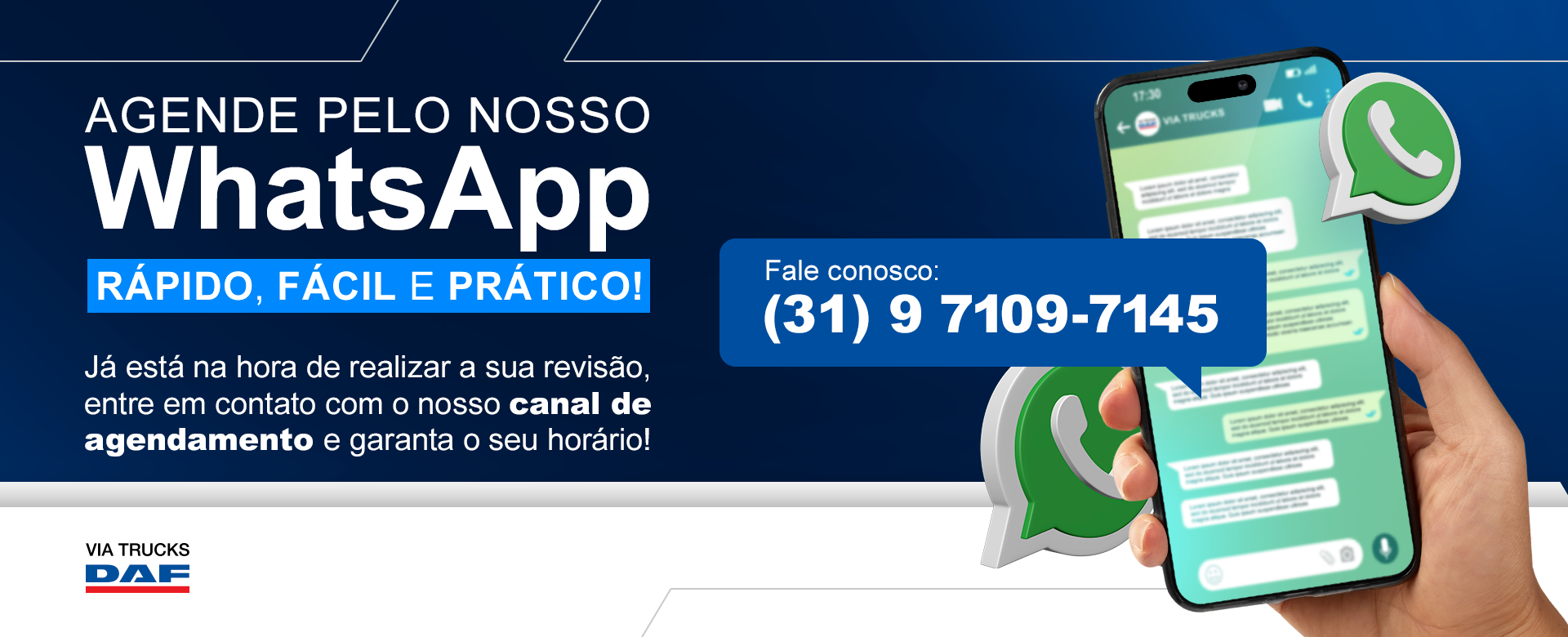 Agendamento de revisões