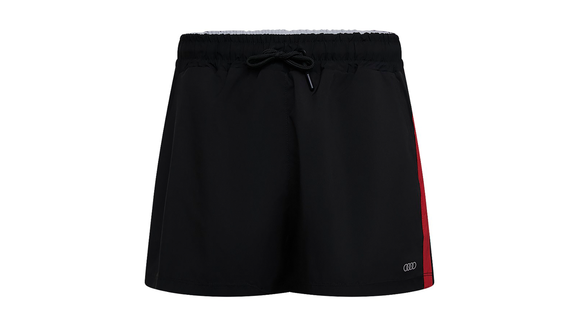 Shorts Fitness Feminina Audi Preto/Branco