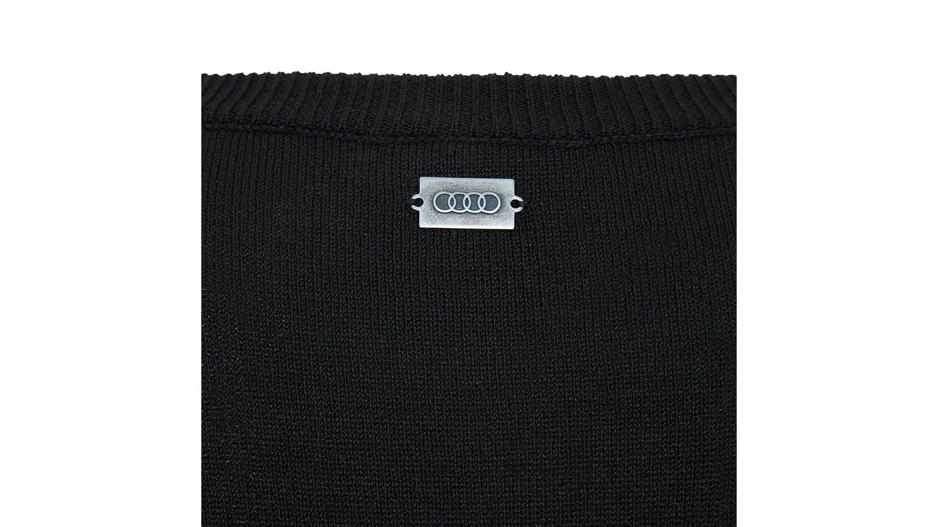 Camisa Tricot Masculina preta Audi Four Rings