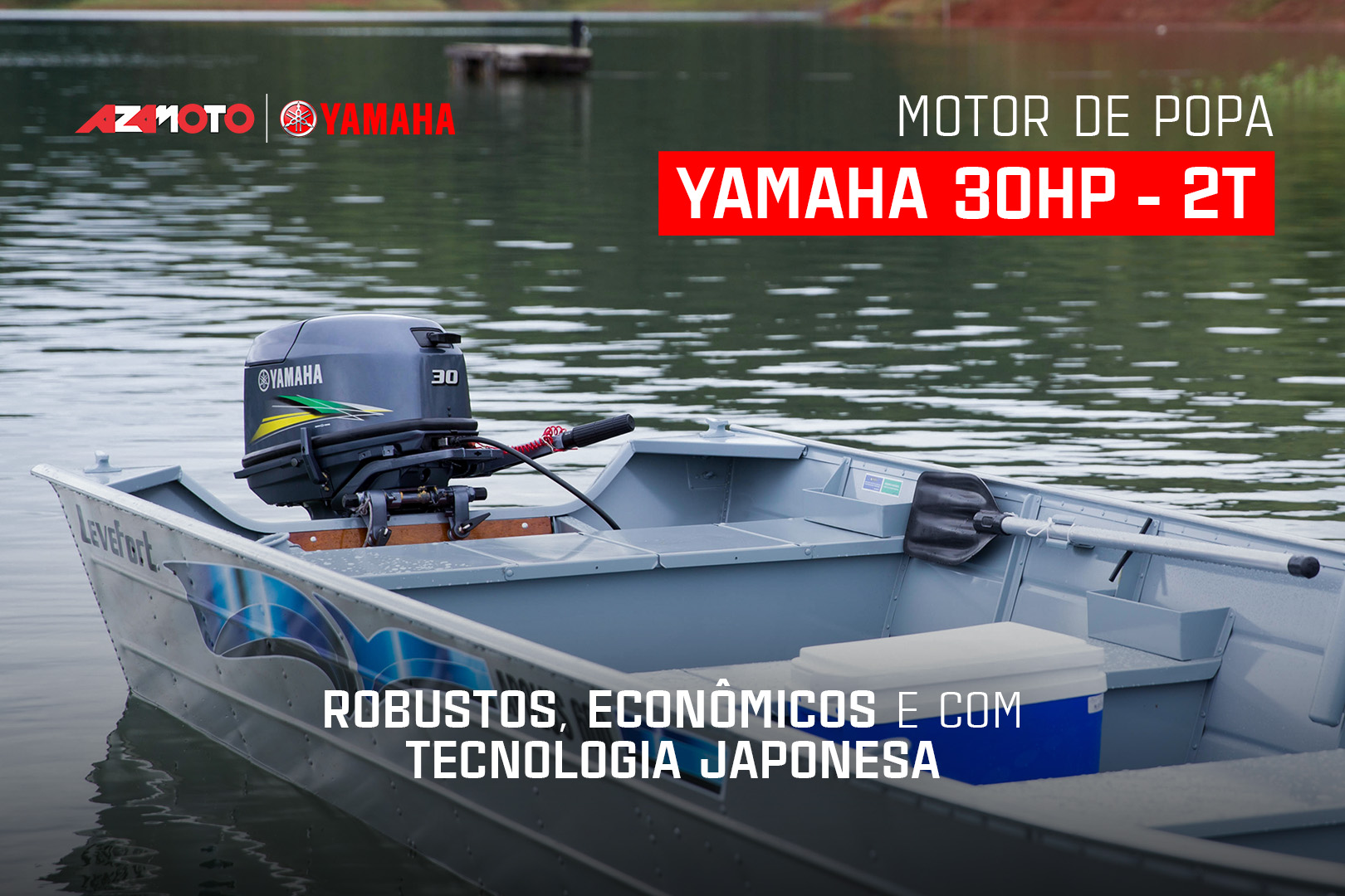 Motor de Popa Yamaha 30HP-2T: Robustos, Econômicos e com Tecnologia Japonesa