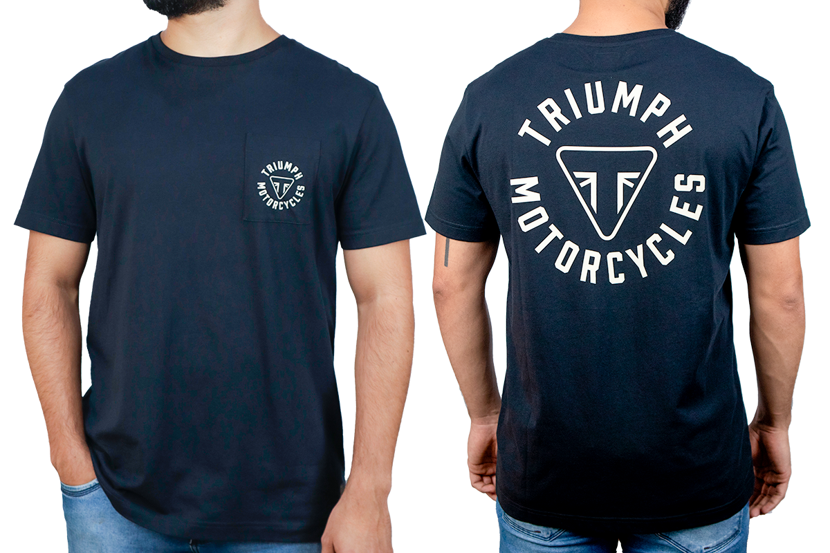 T-shirt Triumph Motorcycle Black