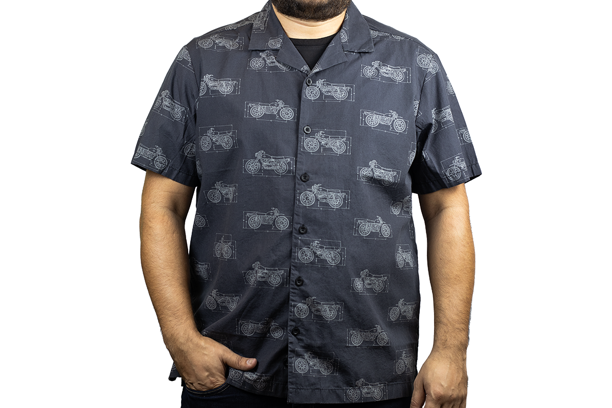 T-shirt Azul Harley-Davidson