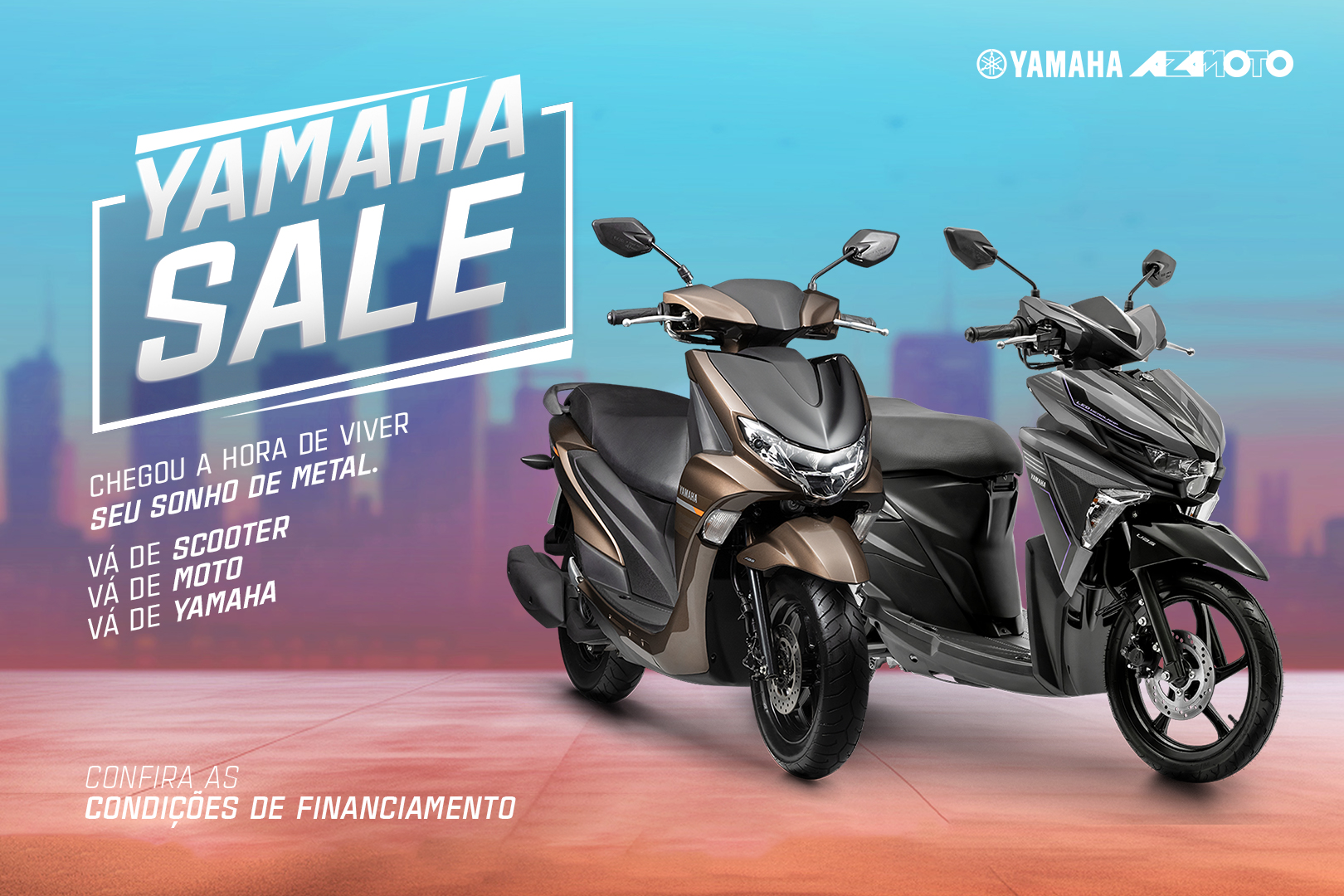 Yamaha Sale: chegou a oportunidade para conquistar seu Scooter Yamaha!