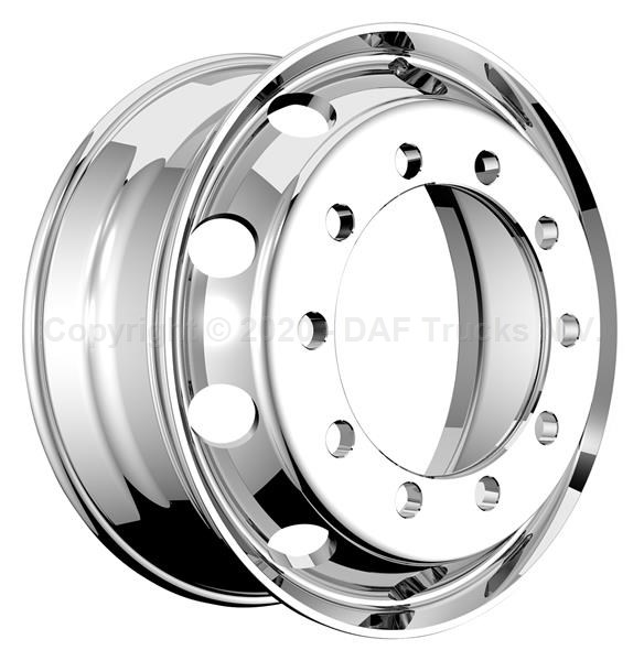 RODA DE ALUMÍNIO 22,5 X 8,25 10 FUROS