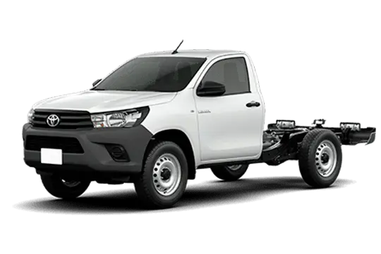 Cabine Simples e Chassi Branco Polar