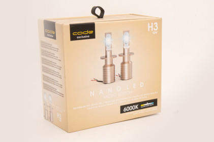  nano led micro edition 6000k h3 - 5916 