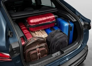 Vista do porta-malas do Fastback Hybrid