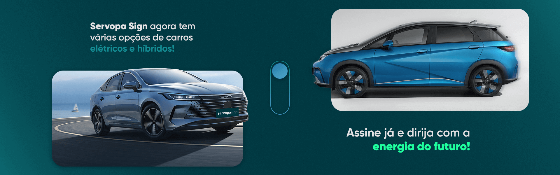 banner carros elétricos e híbridos