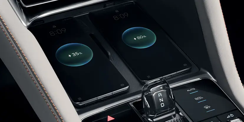 Carregamento dual sem fio de 15W para smartphones