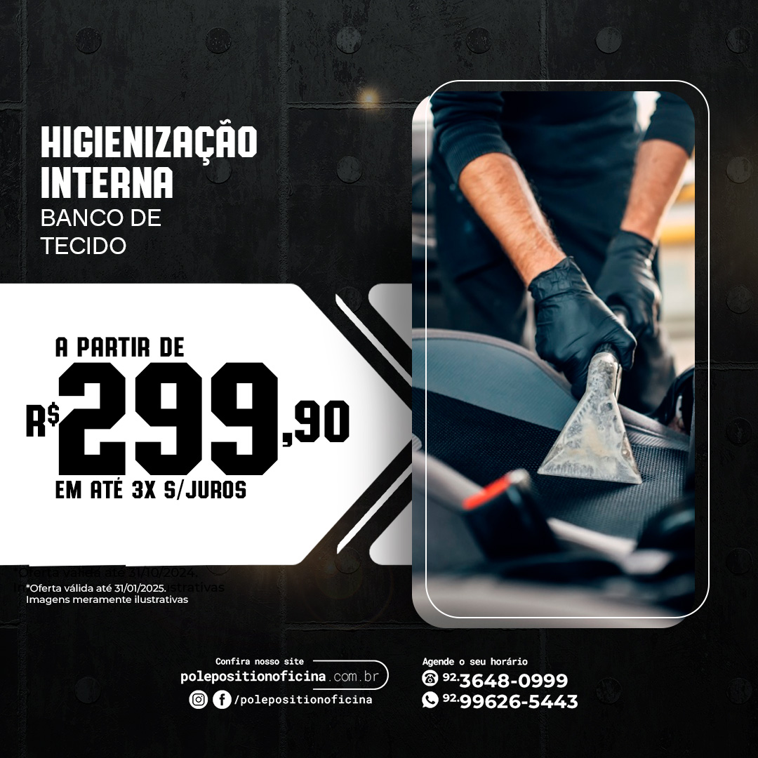 Higienização Interna (Bancos de tecido)