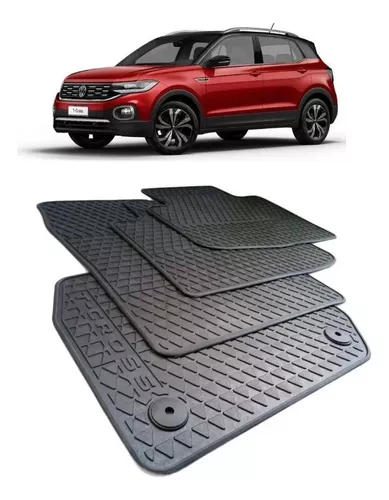 Jogo de tapete de borracha (dianteiro e traseiro) - exceto tiguan e Jetta 