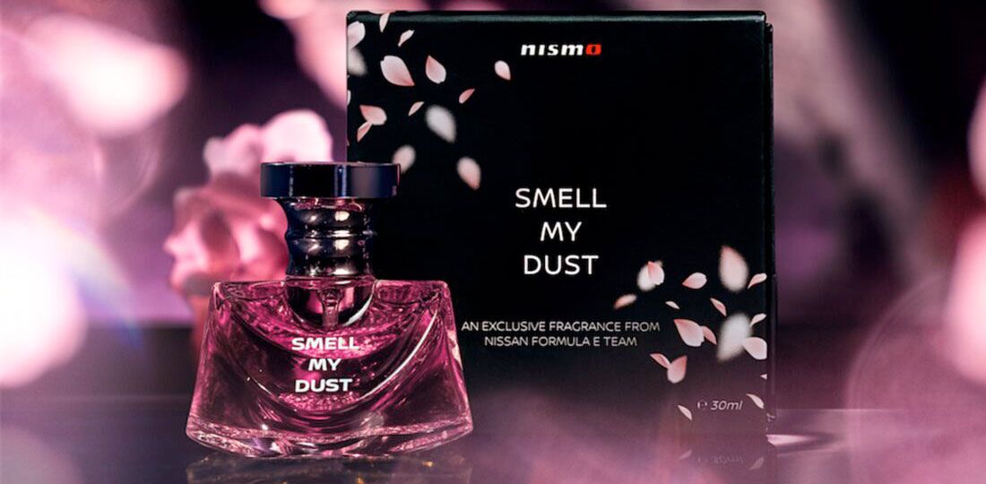 Nissan lança perfume com fragrância que combina pneus e flor de cerejeira
