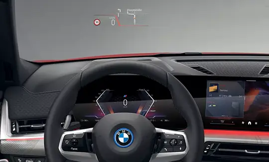 Tudo à vista com o BMW Head-Up Display.