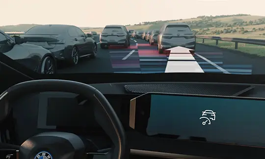 DRIVING ASSISTANCE NO NOVO BMW X5.