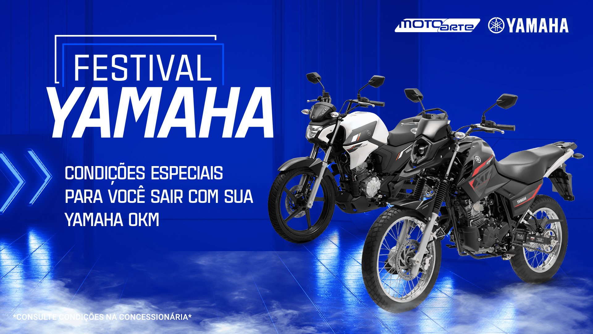 Festival Yamaha na Moto Arte: sua nova moto com as melhores condições do ano!