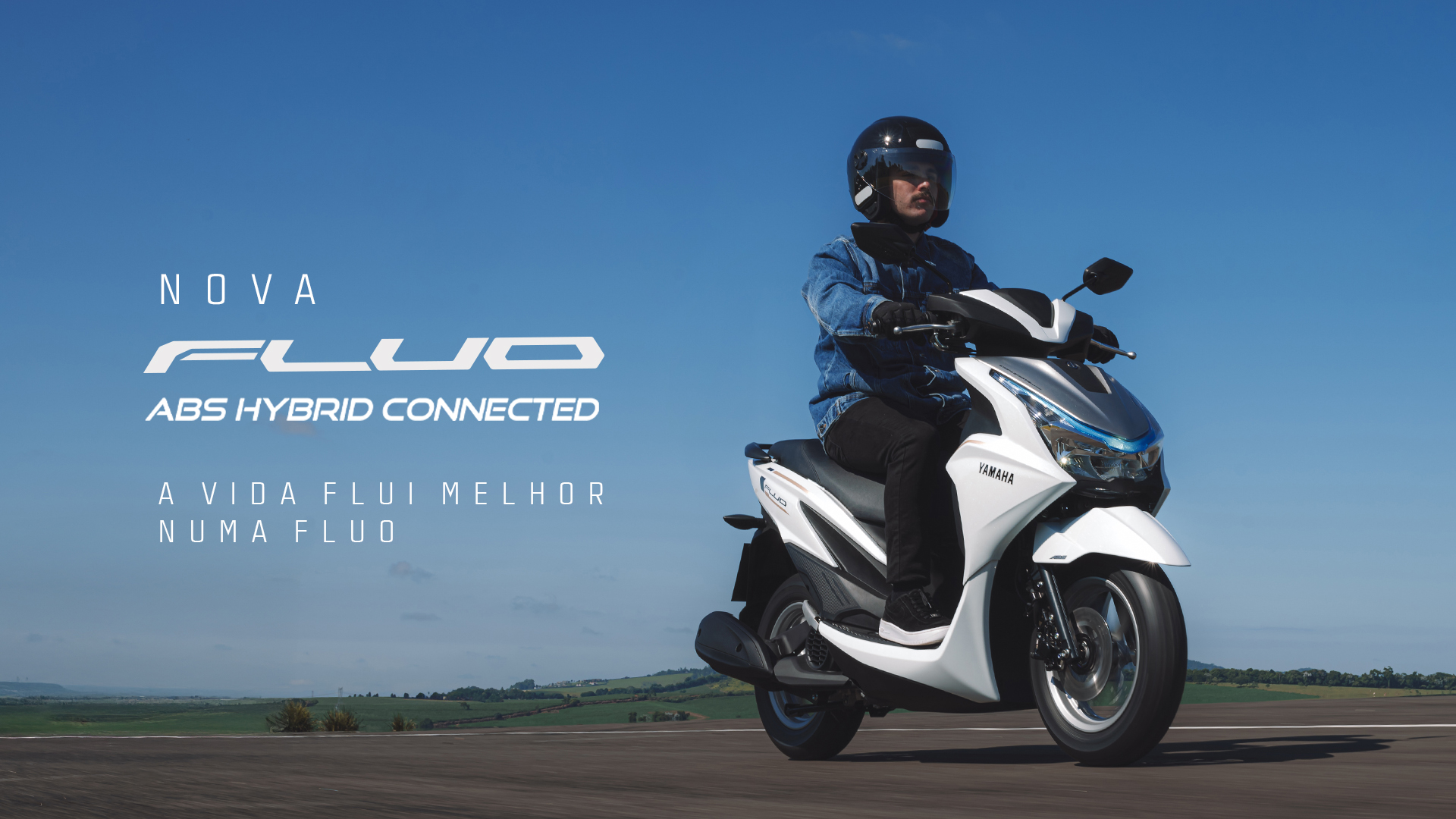 NOVA FLUO ABS HYBRID CONNECTED: Primeira Moto híbrida do Brasil