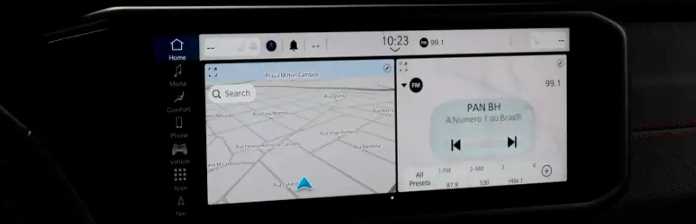 Central multimídia 12,3”