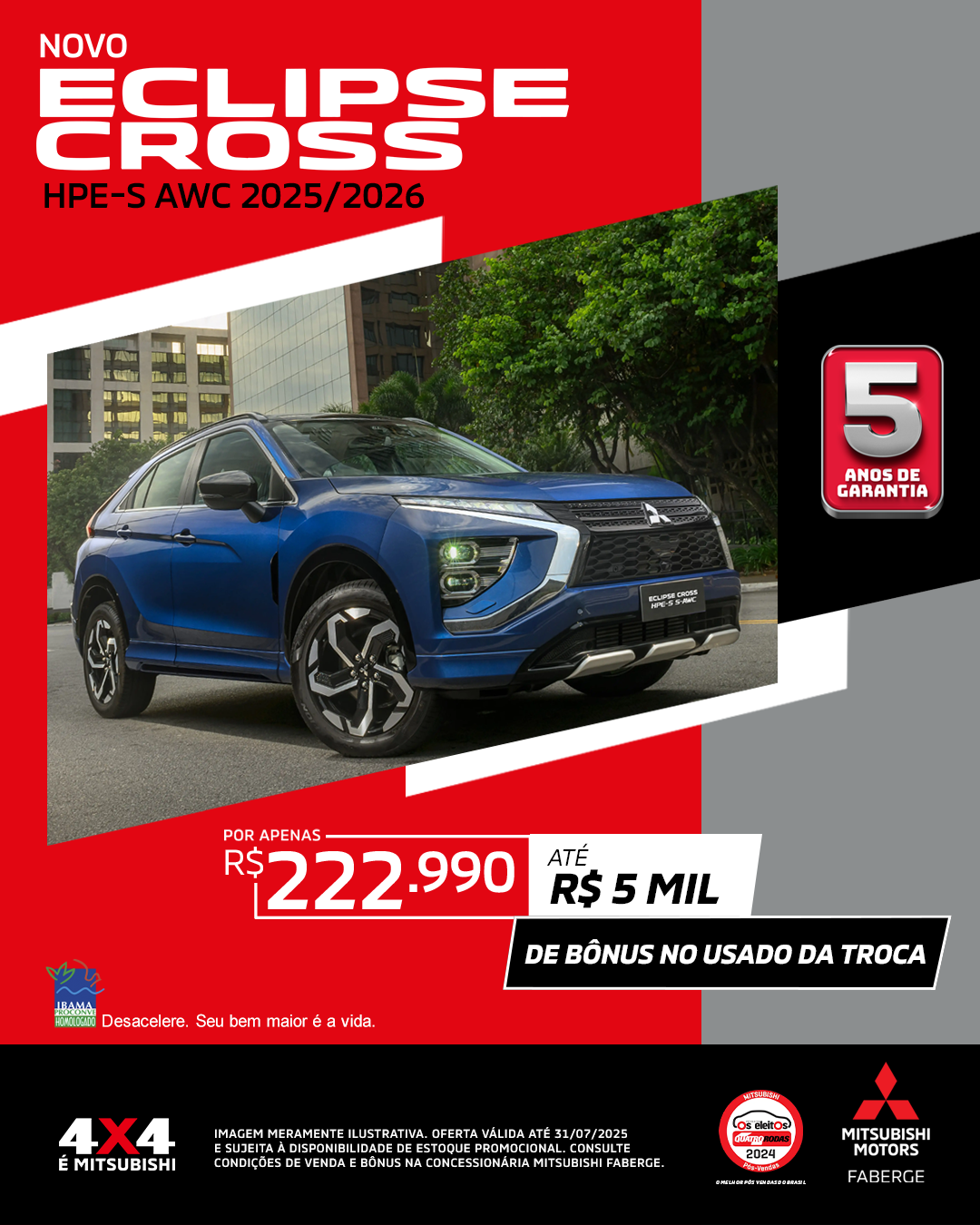 Eclipse Cross HPE-S 1.5 AWC 165cv Aut.