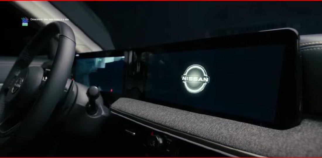 Como é o interior do novo Nissan Kicks 2026