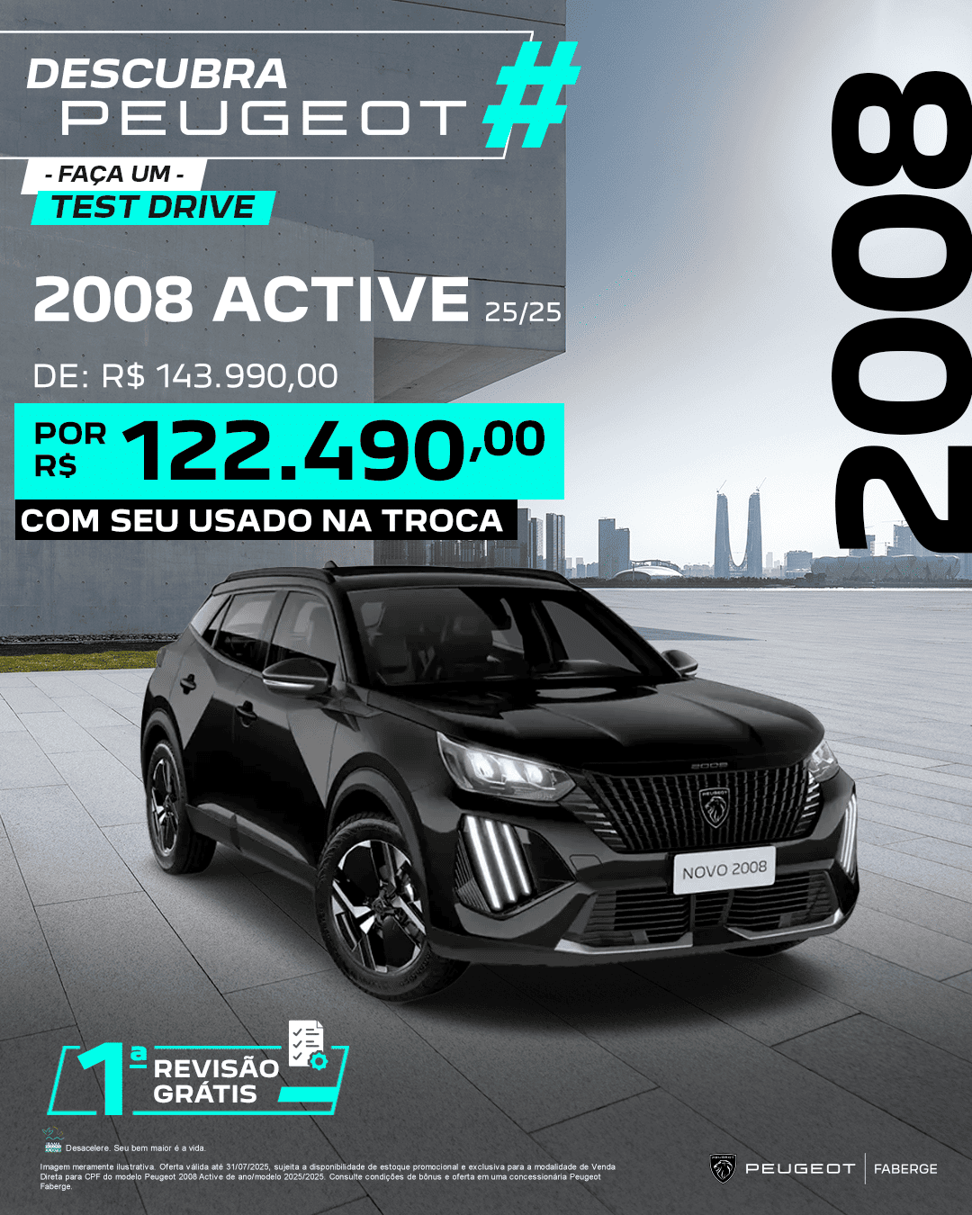 NOVO PEUGEOT 2008 ACTIVE
