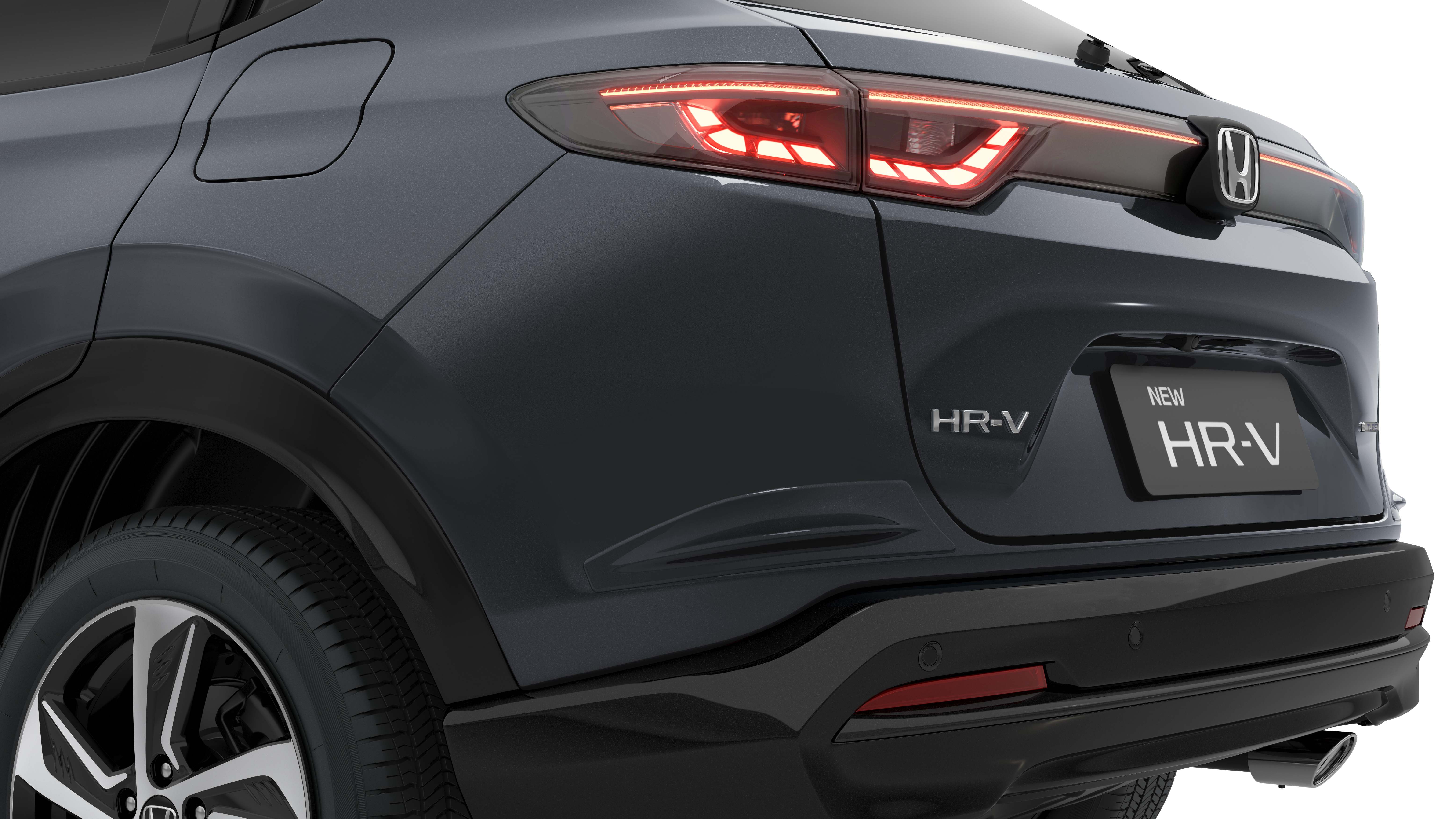 PROTETOR LATERAL DE PARA-CHOQUE TRASEIRO (HR-V) - Cinza basalto metálico