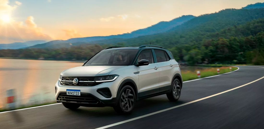Volkswagen T-Cross lidera SUVs mais vendidos no 1º semestre de 2025