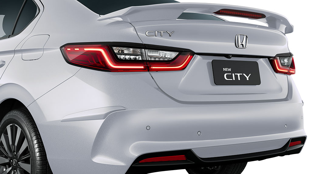 PROTETOR LATERAL DE PARA-CHOQUE TRASEIRO (CITY SEDAN) - Branco topázio perolizado