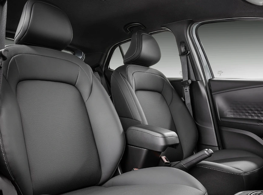 Bancos com revestimento premium