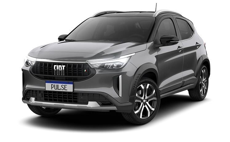 PULSE DRIVE 1.3 MT CINZA SILVERSTONE COM TETO PRETO VULCANO